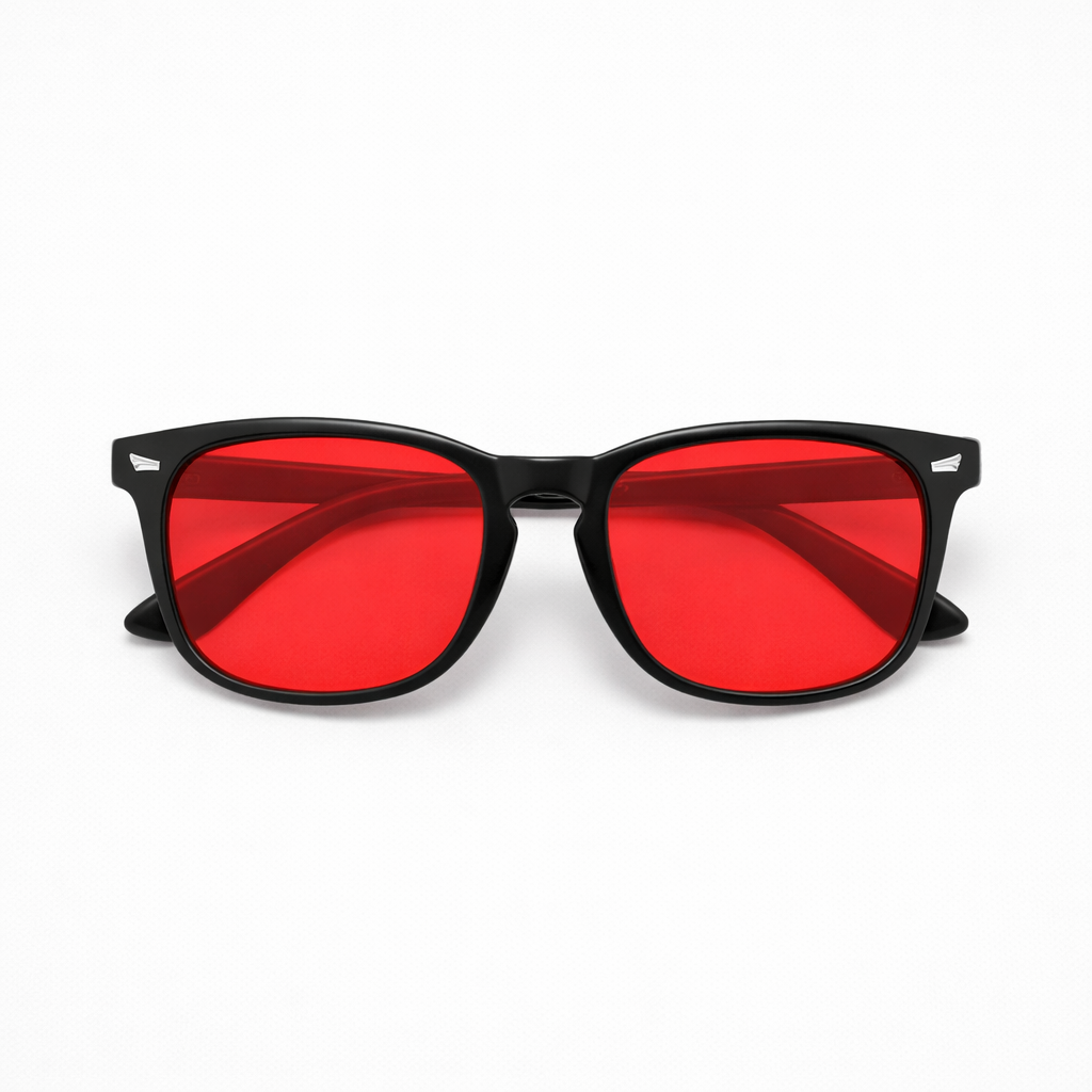 RL-01 Red Lens Glasses - Nattlinser