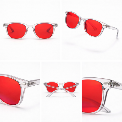 RL-01 Red Lens Glasses - Nattlinser
